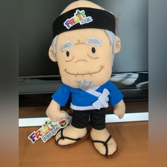 New Fruit Ninja plush toy half brick - Picture 1 of 4
